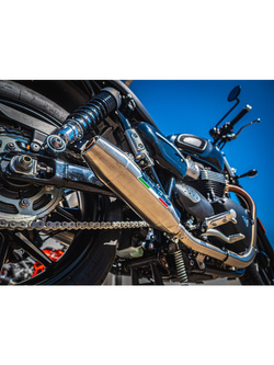 Podwójny tłumik G.P.R Deeptone Inox [Slip-On, Stainless Steel] - Triumph Street Twin 900 [15-19] e3