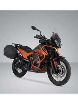 Zestaw: kufry boczne + stelaże ABS Aero System SW-Motech do KTM 790 Adventure (23-), 890 Adventure / R (22-), 890 SMT (23-)