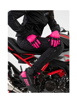Rękawice motocyklowe damskie Shima Drift czarno-różowe
