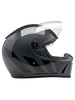 Kask integralny Biltwell Lane Splitter Inertia szaro-czarny