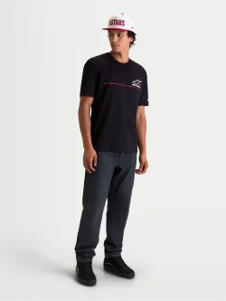 Koszulka z krótkim rękawem Alpinestars P1 CSF czarna