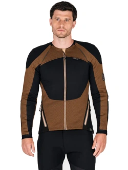 Koszula z ochraniaczami Knox Urbane Pro Move czarno-brązowa