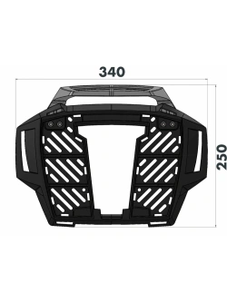 Stelaż pod kufer centralny Hepco&Becker AluRack BMW F 450 GS (26-)