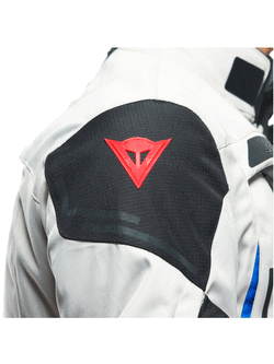 Kurtka motocyklowa tekstylna Dainese Splugen 3L D-Dry biało-czarna