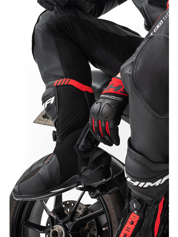 Buty motocyklowe Shima VRX-3 czarno-czerwone