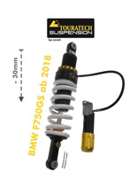 Amortyzator obniżający zawieszenie level 2 Touratech do BMW F850GS (18-23) [-30 mm]