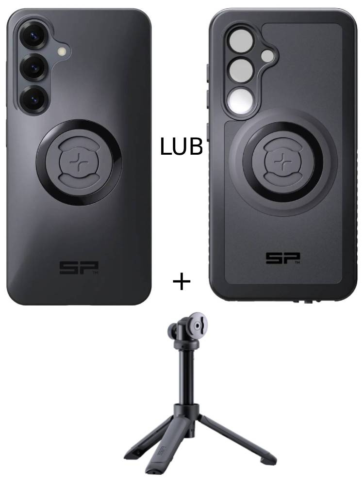Zestaw: etui na telefon Samsung Galaxy S25 + statyw/selfie stick SPC+ SP Connect
