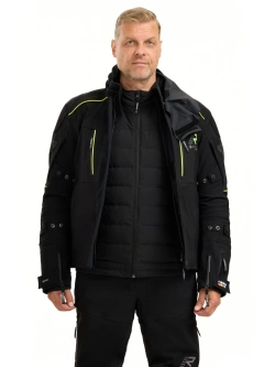 Kurtka motocyklowa tekstylna Rukka Flexo-R czarno-żółta