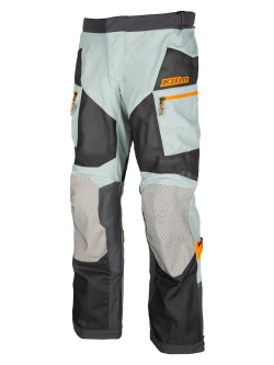 Spodnie motocyklowe tekstylne Klim Baja szaro-pomarańczowe