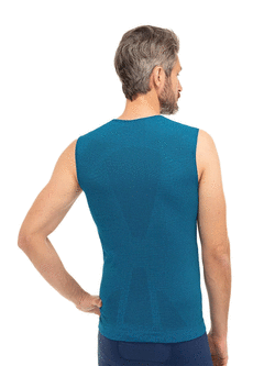 Bezrękawnik Brubeck Athletic 3D Pro błękitny