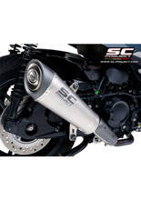Tłumik motocyklowy SC-Project S2 Honda Forza 350 (21-24) tytan
