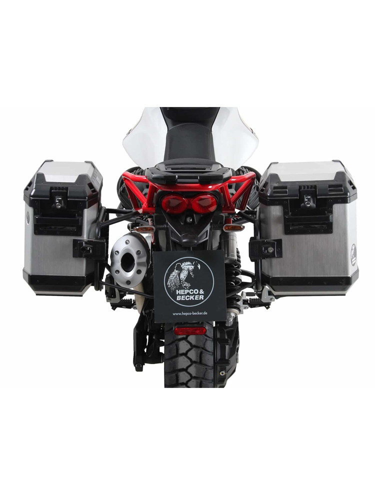 Stelaż kufrów bocznychHepco&Becker Moto Guzzi V85 TT (19-23) montowany na stałe