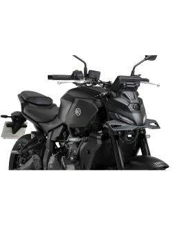 Przednie spoilery Puig Yamaha MT-07/Y-AMT (25-) czarne matowe