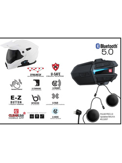 Interkom motocyklowy UClear Motion Infinity (2 zestawy)