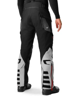 Spodnie motocyklowe tekstylne Shima Hero 3.0 szaro-czerwone
