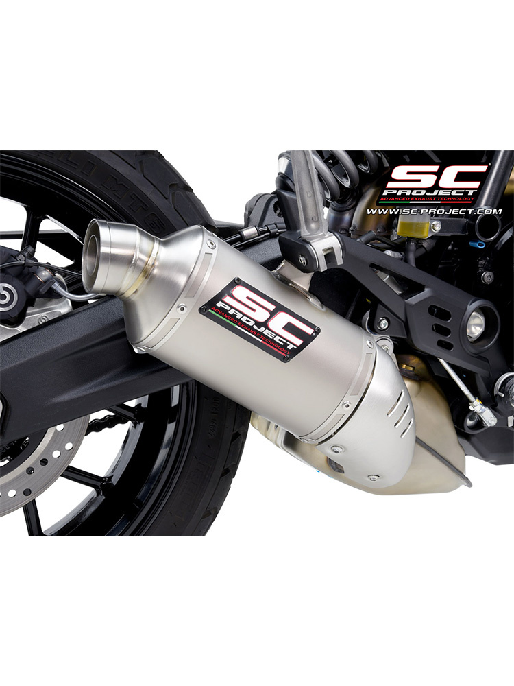 Tłumik motocyklowy SC-Project Rally-S Ducati Scrambler 800 (23-) tytan