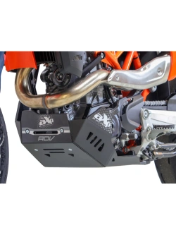 Płyta pod silnik AXP Racing Adventure KTM 690 Enduro R/690 SMC R (26-), Husqvarna 701 Enduro/701 Supermoto (26-) czarna