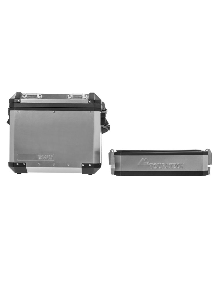 Podwyższenie kufrów Touratech Volume Booster do oryginalnych aluminiowych kufrów BMW srebrne