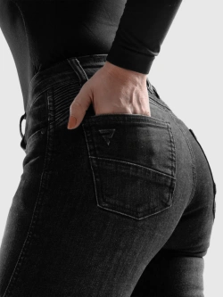 Jeansy motocyklowe damskie Rebelhorn Agness 2 Mono czarne