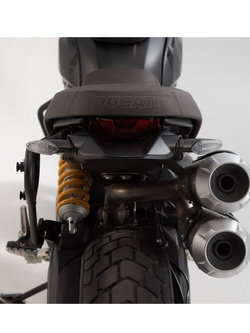 Zestaw: kufer boczny plastikowy na lewą stronę Urban ABS + stelaż SLC Sw-Motech Ducati Scrambler 1100 Pro / Tribute Pro (19-25) [pojemność: 1 x 16,5l]
