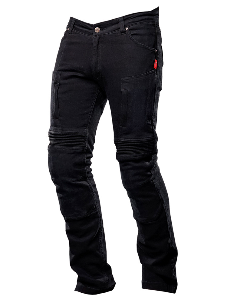 Jeansy motocyklowe 4SR Club Sport SKY czarne