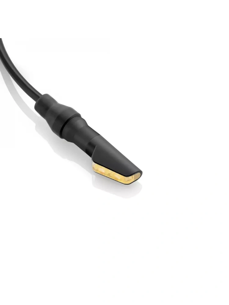 Kierunkowskazy motocyklowe Rizoma Leggera z gwintem M8, czarne