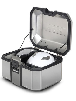 Kufer centralny aluminiowy Shad Terra TR48 + plastikowa duża płyta montażowa [pojemność: 48 l]