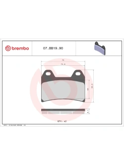 Klocki hamulcowe Brembo Genuine Aprilia/ BMW/ Ducati/ KTM/ Moto Guzzi (wybrane modele) [na przód, kpl. na 1 tarczę]