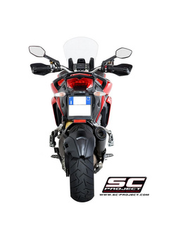 Tłumik SC-Project S1 Titanium + Carbon (Slip on) - Ducati Multistrada / S [15-17]