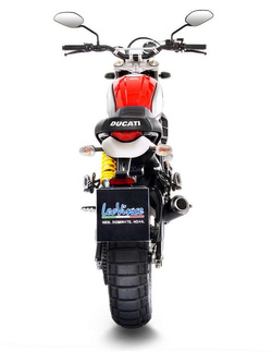 Tłumik motocyklowy LeoVince LV-10 Black Edition [Slip-On, Stainless Steel] do Ducati Scrambler 800 Desert Sled [17-20]