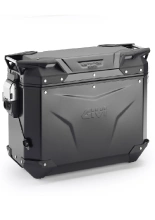 Kufer boczny GIVI Trekker Outback Evo Smart 37 aluminiowy, czarny [na prawą stronę; poj.: 37 l; bez wkładki SLR]