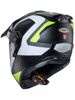 Kask adventure Caberg Tanami Scram czarno-szaro-żółty matowy