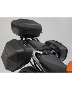 Zestaw: kufry boczne plastikowe + stelaże URBAN ABS z zestawem mocującym Honda CB 500 F (18-25), CBR 500 R (18-), CB 500 Hornet (24-) [pojemność 2 x 16.5 L]