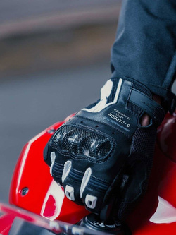 Rękawice motocyklowe Spidi G-Carbon czarne