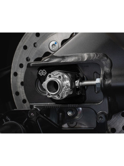 Nakrętka tylnej osi GILLES ACM-24-15 tytanowa srebrna [gwint M24 x 1.5"]