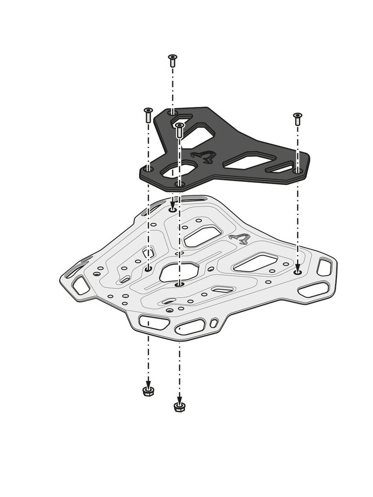 Stelaż centralny Adventure-Rack SW-MOTECH Voge 650DS R810C / 650 DSX (21-)