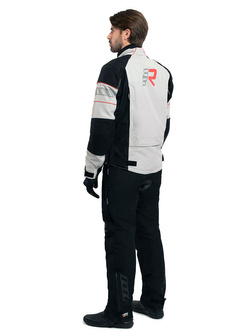 Kurtka motocyklowa tekstylna Rukka R-EX 2.0 czarno-srebrna