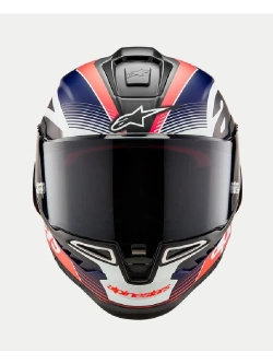 Kask integralny Alpinestars Supertech R10 Team czarno-czerwono-biały