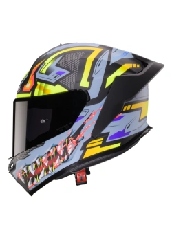 Kask integralny Caberg Roxter Hunter czarno-szary-fluo