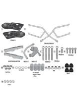 Stelaż pod sakwy motocyklowe Kappa Remove-X Honda CB 500 X (19-23)