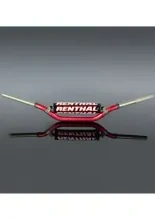 Kierownica motocyklowa Renthal MX Twinfall 997 z gąbką, czerwona [średnica mocowania: 28,6 mm]