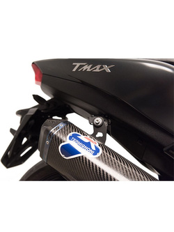 Układ wydechowy 2x1 Termignoni Slip-On stal nierdzewna, włókno węglowe do Yamaha T-Max 530 (17-19)