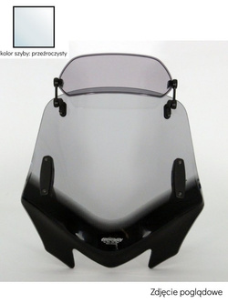 Szyba motocyklowa MRA V-Flow Xcreen-Sport "Z" + zestaw montażowy HKS-D BMW R 1200 R (06-10) przezroczysta