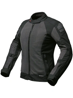 Kurtka motocyklowa damska tekstylna Modeka Khao Air II szaro-czarna