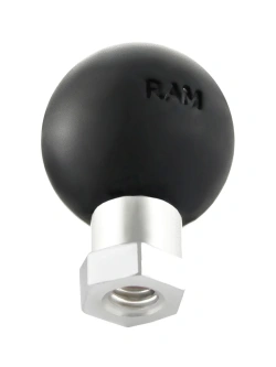 Adapter kulowy RAM – gwintowany 1/4"-20 z nakrętką sześciokątną [rozmiar B]