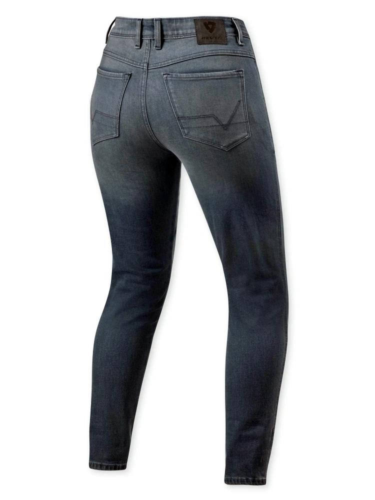 Jeansy motocyklowe damskie REV’IT! Marley SK szare