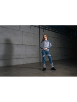 Koszula z ochraniaczami damska Knox Urbane Pro Move niebiesko-szara