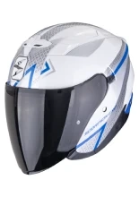Kask otwarty Scorpion Exo-230 Loop biało-niebieski