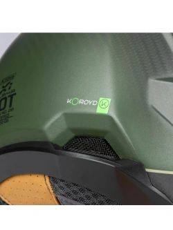 Kask adventure Klim X1 Alpha zielony matowy
