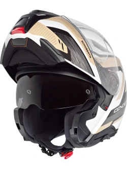 Kask szczękowy Schuberth Concept Kinetic brązowo-biało-szary